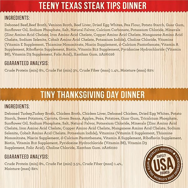 MERRICK LIL’ PLATES GRAIN FREE DINNER DUOS SOFT NATURAL WET SMALL DOG FOOD VARIETY PACK, BEEF AND TURKEY – (PACK OF 1) 2.6 LB. TUBS