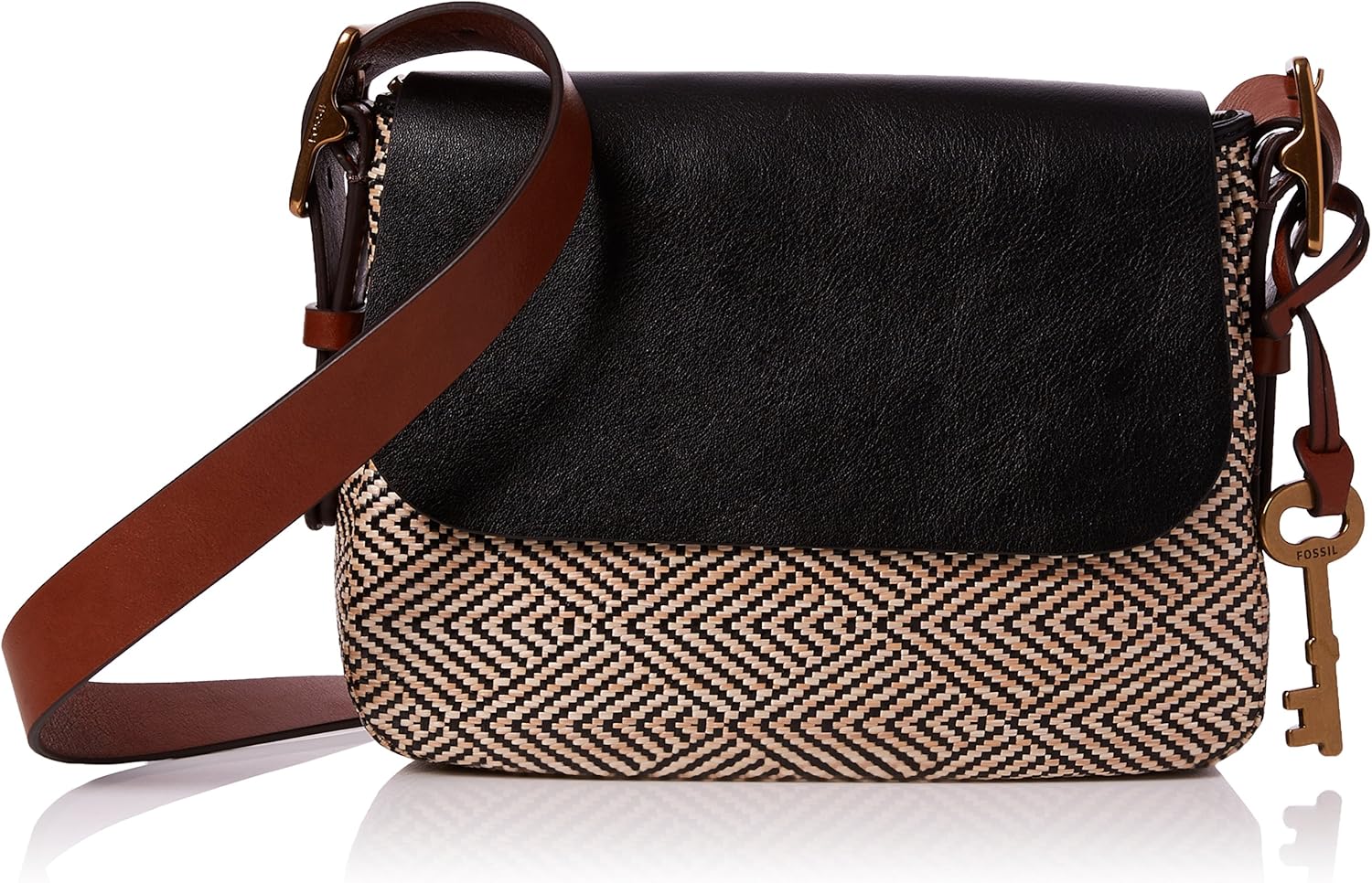 Fossil Harper, Women’s CrossBody Bag, Beige (Natural), 8 x 18 24 cm (wxhxd) Amazon.co.uk