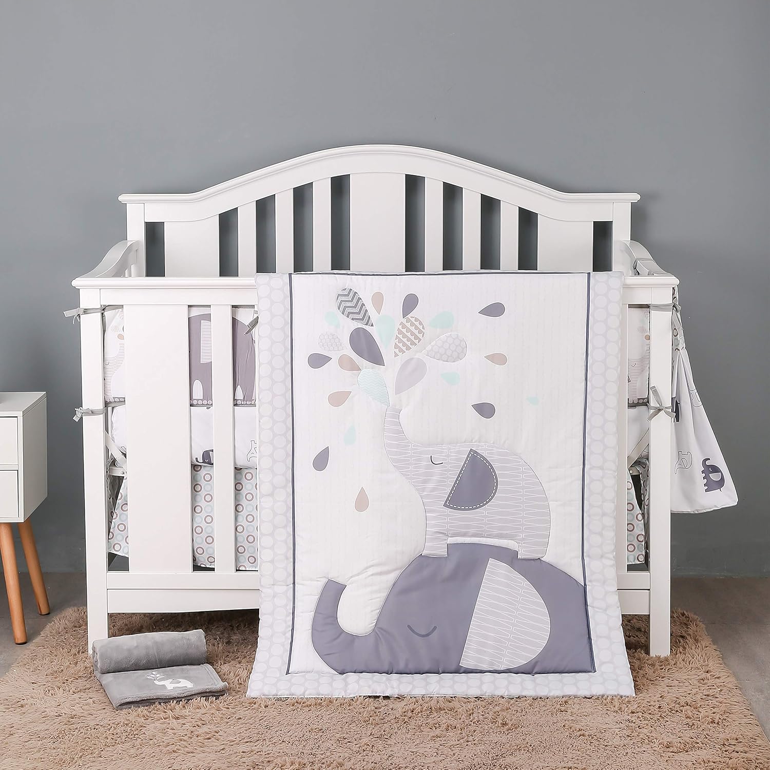 white crib sets