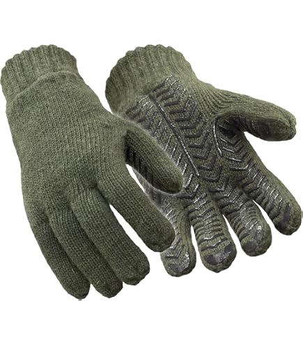 Amazon.com: RefrigiWear Unisex Insulated Wool Leather Palm Gloves