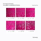 Hemway Dark Rose Pink Glitter Shaker 130g Resin Epoxy Craft Glitter view 3