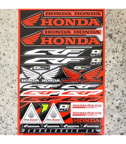 Amazon.com: Factory Effex 06-44302 Red 'Honda' Universal Swing Arm