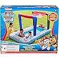Swimways Paw Patrol Deluxe Inflatable Pool, Above Ground Pool with Canopy and Fast Inflation for Kids Aged 3 & Up