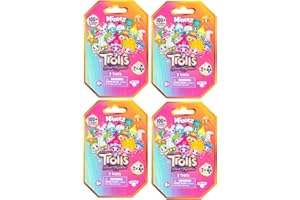 Trolls DreamWorks Band Together Mineez 1.5 Inch Collectible Figures - 4 Bundle Packs - Get 8 Figures. 100+ to Collect!