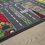 ED Roseley City Town Car Toy Playmat Rug for Kids 95 x 133 CM view 3