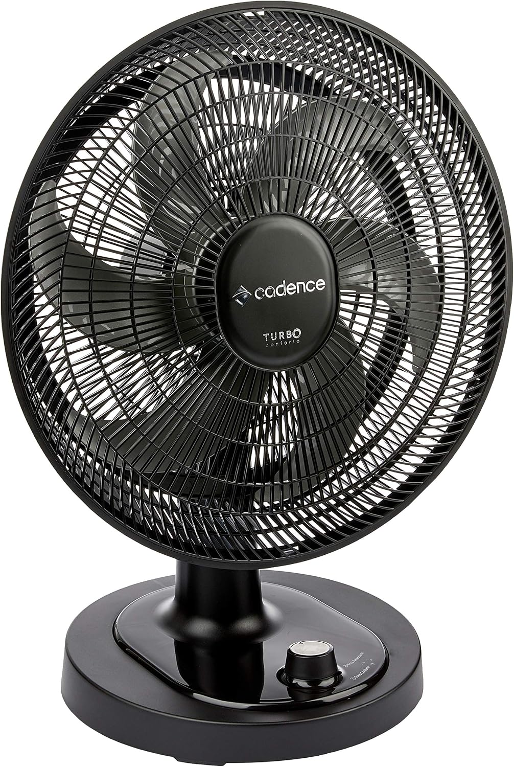 Ventilador Turbo Conforto, Preto e Cinza, 110v, Cadence