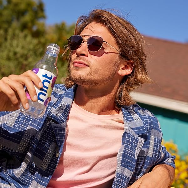 HINT GRAPE WATER, INFUSED WITH GRAPE FLAVOR, ZERO CALORIES & SWEETENERS, 16 FL OZ 12 PACK