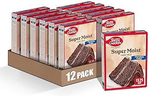 Betty Crocker Favorites Super Moist Chocolate Fudge Cake Mix, Holiday Baking, 13.25 oz (Pack of 12)