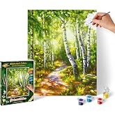 Schipper 609240801 Painting by Number Birch Forest 24 x 30 cm