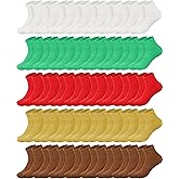 Taiyin 50 Pairs Bulk Christmas Fuzzy Socks Women Men Fluffy Winter Warm Slipper Socks Plush Cute Cozy Winter Soft Stocking Stuffers