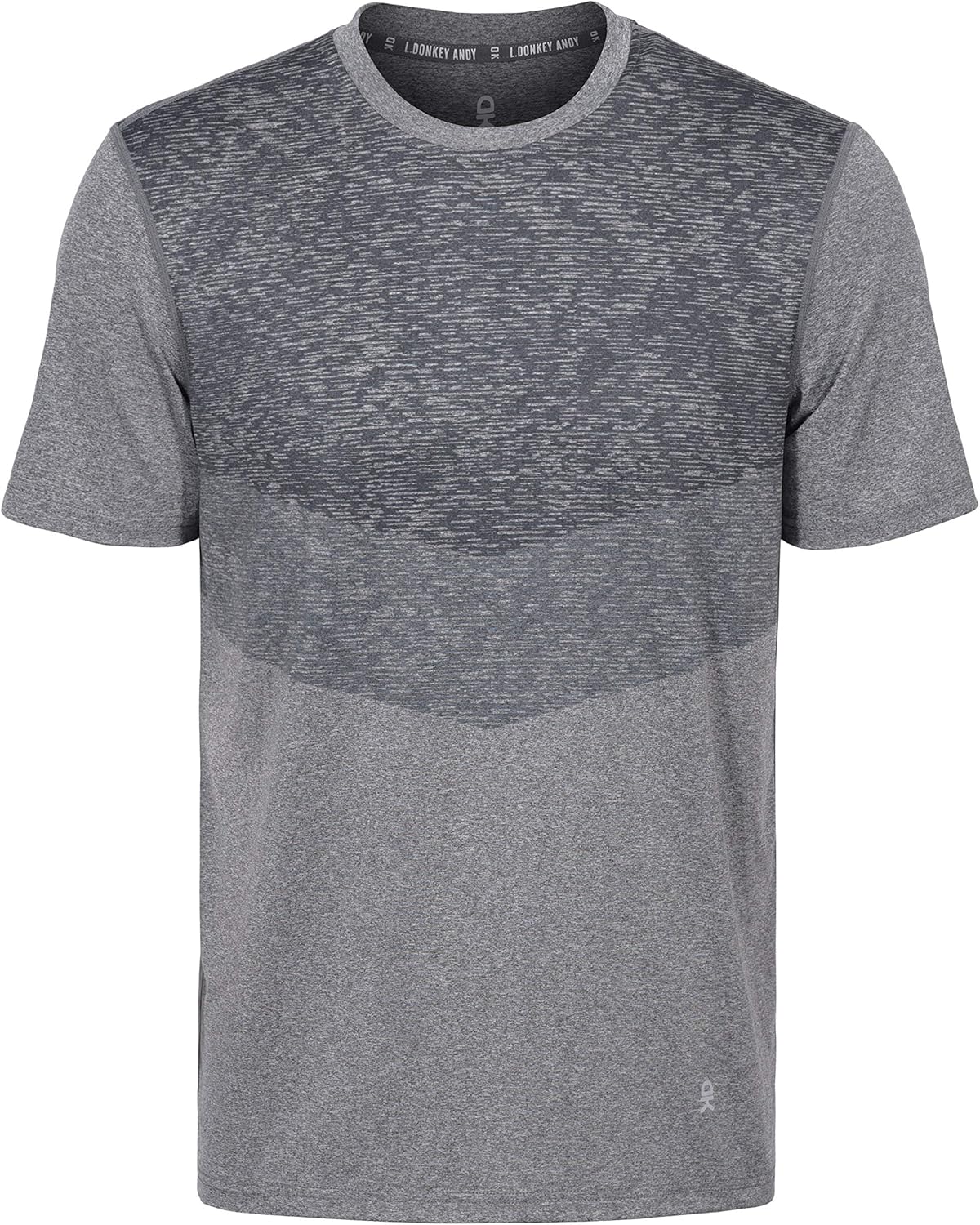 Little Donkey Andy Men's Quick Dry Sweat Wicking Stretch Short Sleeve T-Shirt UV Protection Workout Running Hiking Tee: Clothing