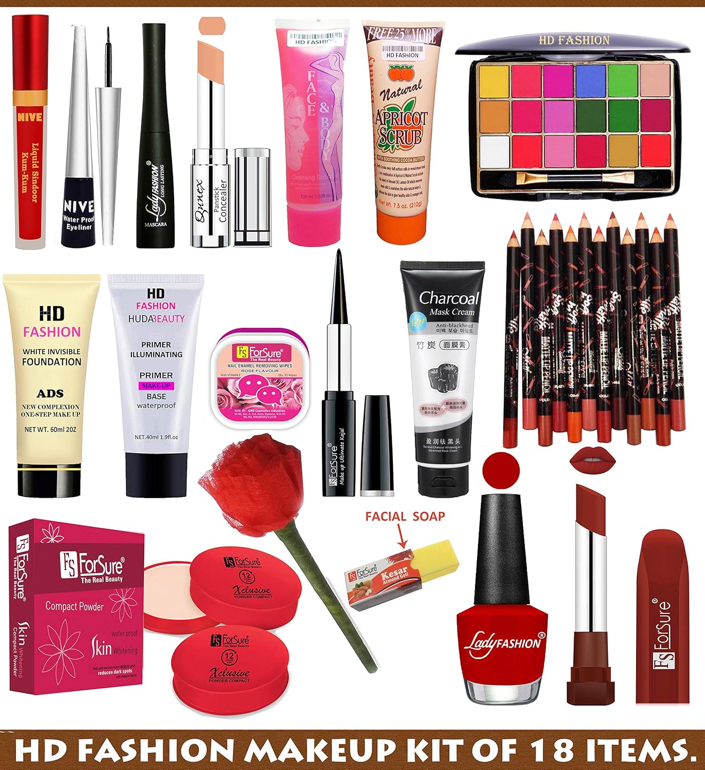 Hd Fashion Makeup Kit Of All The Vanity Products Amazon In Beauty