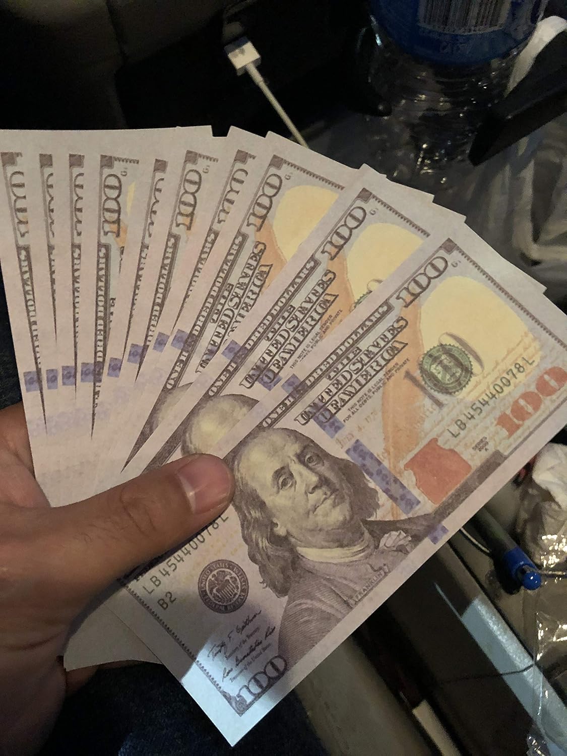 Buy Yooqn Prop Money Play Money Pretend Dollar Bills 2 000 Full Print New Style Play Money Pretend Dollar Bills 2 000 Bills Stack In Authentic Bank Strap Online At Low Prices