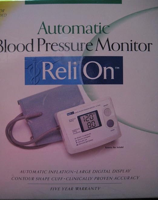 RELION RELION AUTOMATIC BLOOD PRESSURE MONITOR HEM741