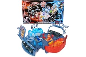 Bakugan Ultimate Battle Arena Playset with Special Attack Dragonoid, Octogan, Hammerhead Customizable, Spinning Action Figures and Playset, Kids Toys for Boys and Girls 6 and up