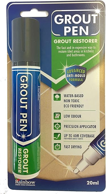 Grout Pen Large Dark Grey - Ideal to Restore the Look of Tile Grout ...