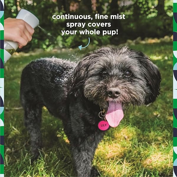 PET LIFE UNLIMITED FLEA & TICK SPRAY FOR DOGS – PLANT-BASED DAILY PROTECTION WITH ESSENTIAL OILS, MADE IN USA, 10OZ (PACK OF 1)