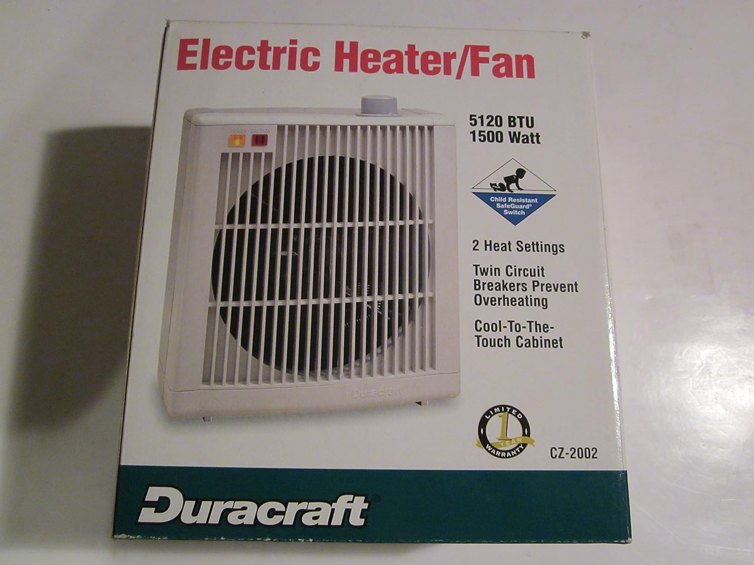 Duracraft CZ2002 Electric Heater/Fan Amazon.ca Home & Kitchen