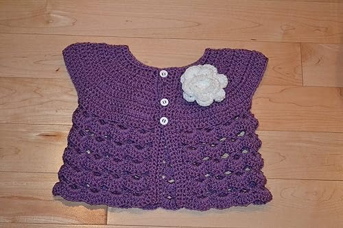 crochet baby girl jacket