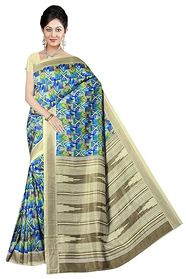 Winza Designer Womens Malgudi Silk Saree With Blouse (MLGDS-10001)