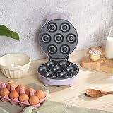 Giles & Posner Mini Doughnut Maker 7 Donuts Non-Stick 1000W Purple view 7