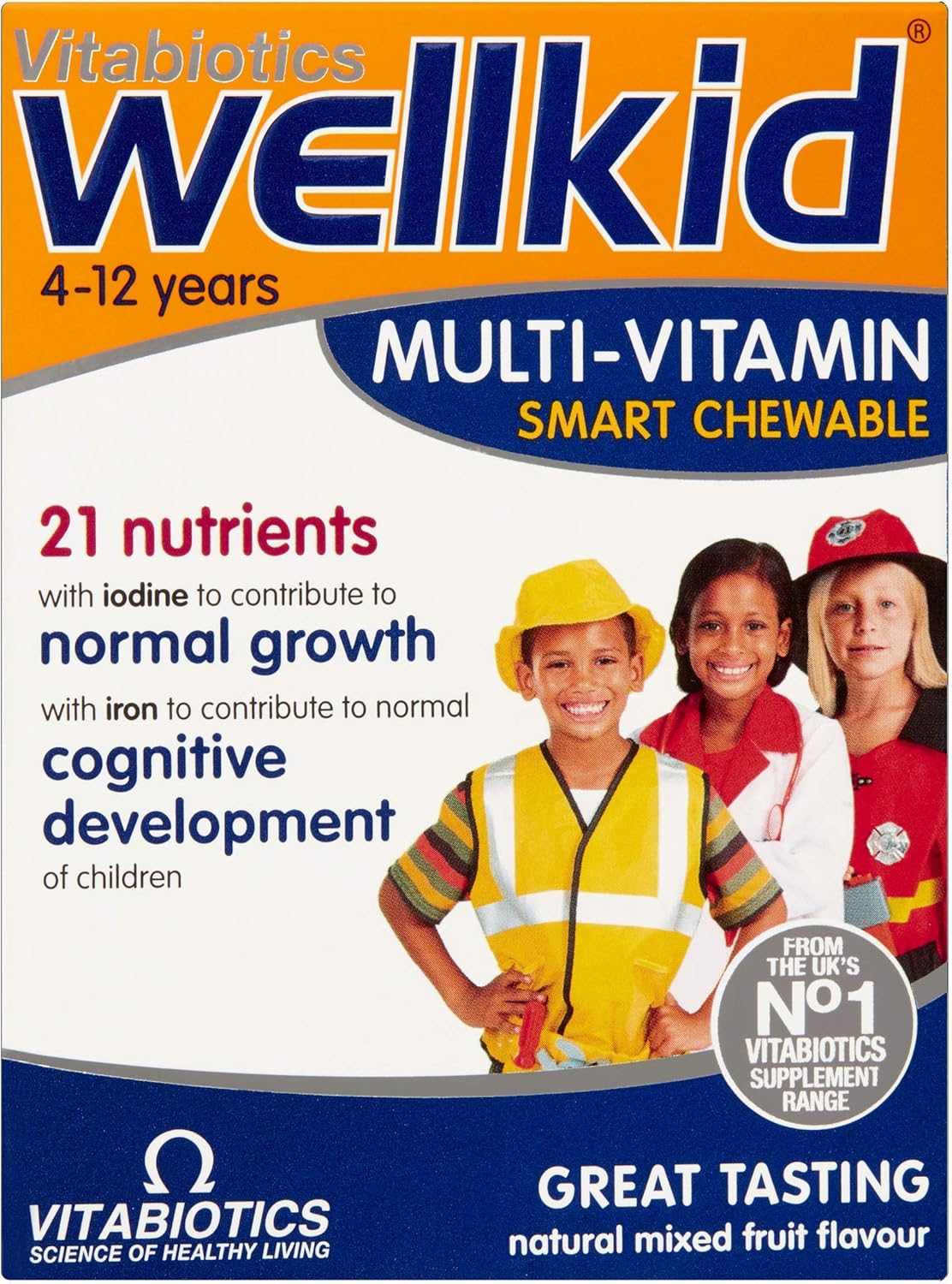 Vitabiotics Wellkid Multi Vitamin Smart Chewable 30 Tablets Amazon Co Uk Health Personal Care
