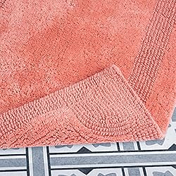 Laura Ashley Reversible Cotton 2-Piece Bath Mat