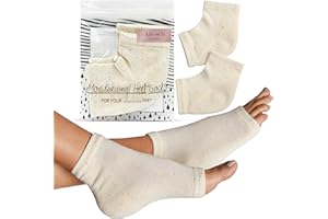 Kitsch Moisturizing Socks for Cracked Heel Treatment – Moisturizing Reusable Gel Socks for Women & Men, Overnight Heel Socks 