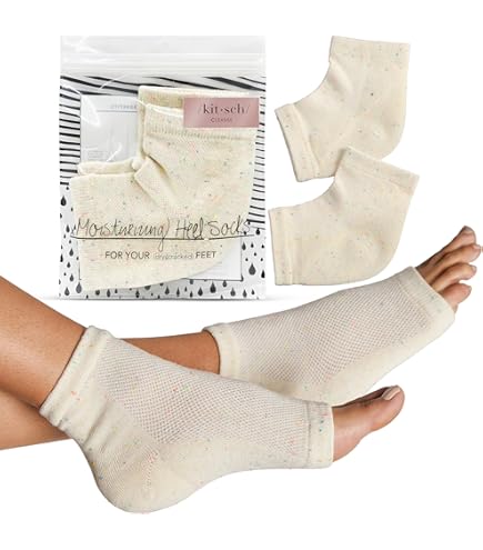 Kit De 3 Chaussettes Hydratantes Pour Pieds Secs/craquelés - Taille 40x13cm - Matière Coton - Noir - Neuf - Soin Des Pieds