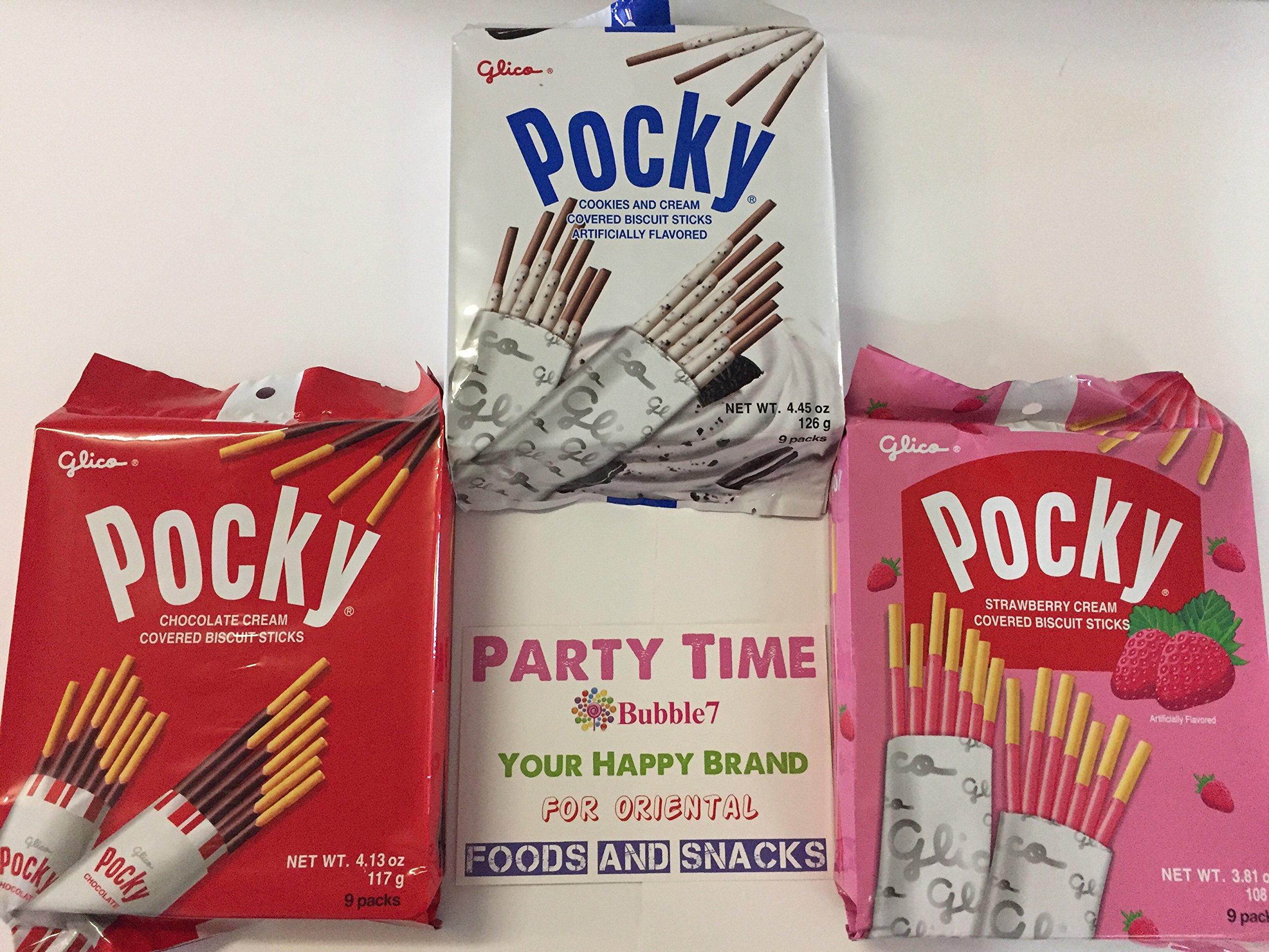 Glico Pocky Family Fun Pack 4.47 oz & 4.19 oz, 9 packs