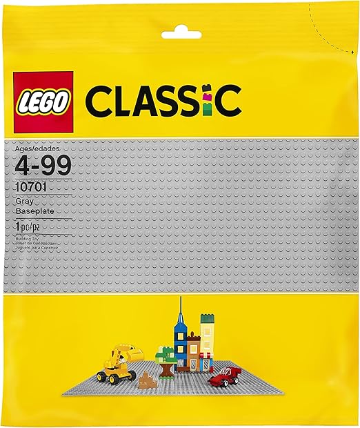lego classic gray baseplate