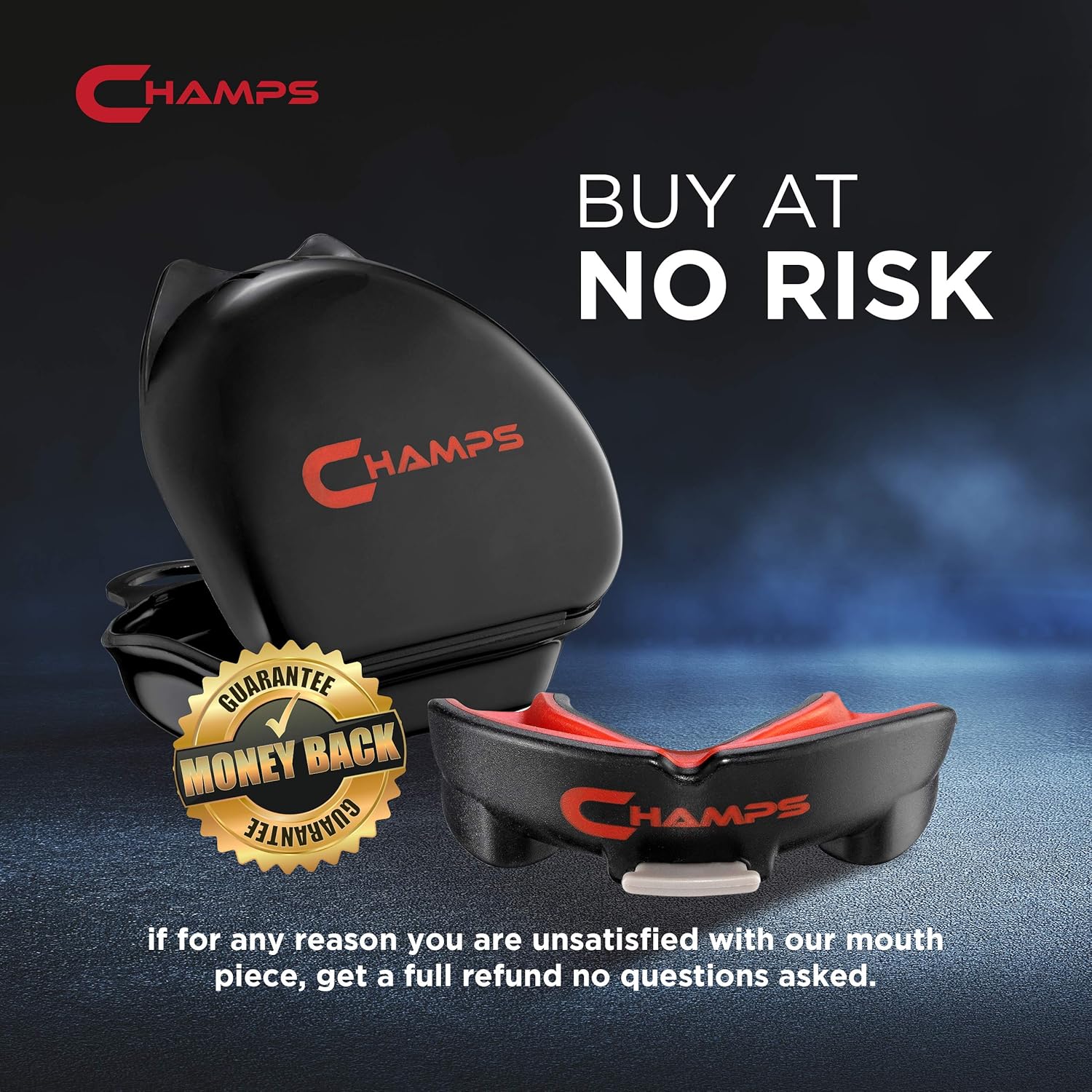 Champs Breathable Mouthguard for Boxing, Jiu Jitsu, MMA, Muay Thai, Sports, and Wrestling. Easy Fit Boxing Mouthguard Super Tough MMA Mouthguard. Combat Sports Mouthpiece : Sports & Outdoors
