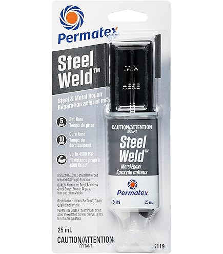 Permatex 81374 Cold Weld Steel Reinforced Epoxy, 2x28g,Grey