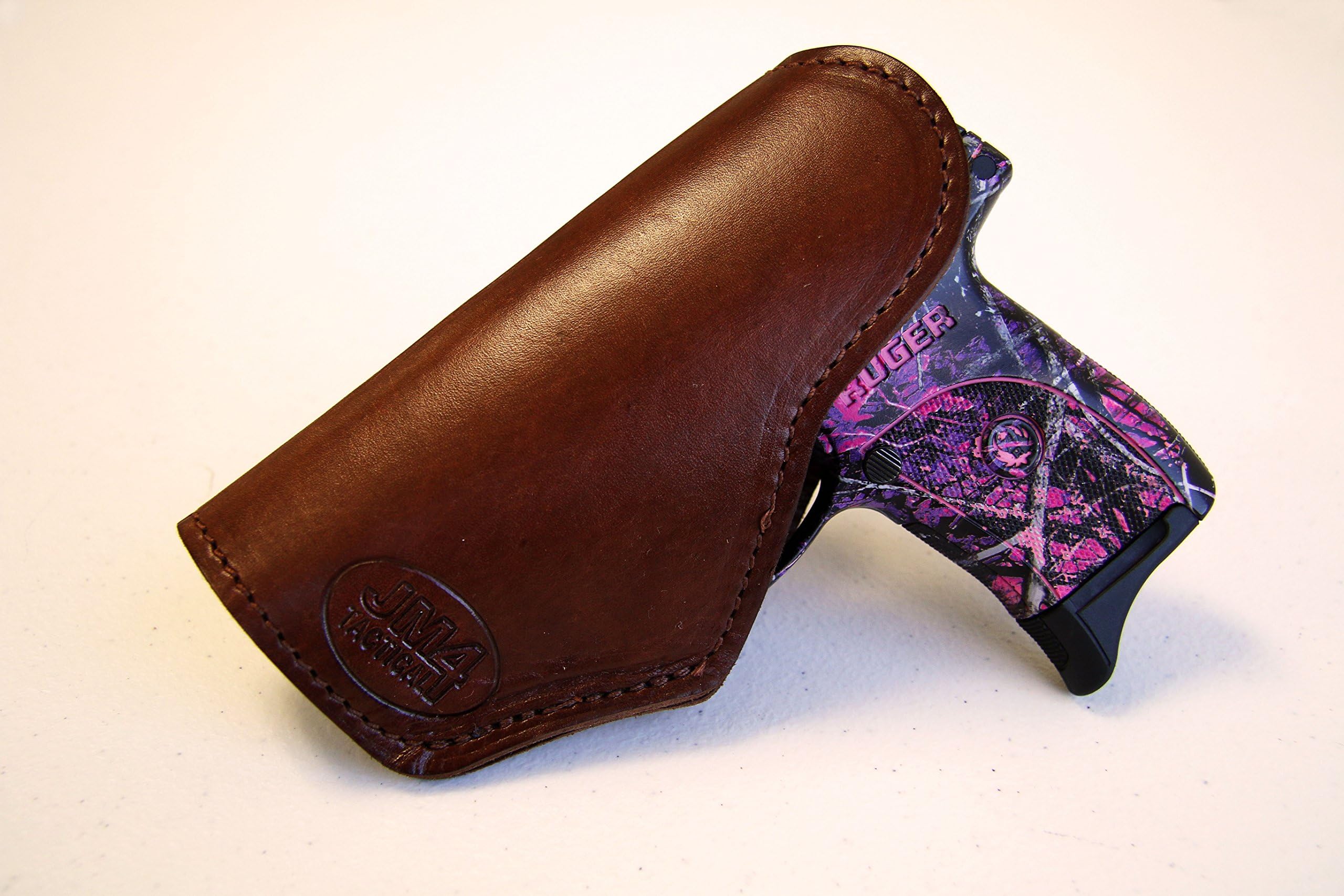 JM4 Tactical Magnetic Concealed Holster | Brown Right Hand Medium Original | Fits Firearms Such as: LC9 | B Nano | G43 | P22 | CPX & More!