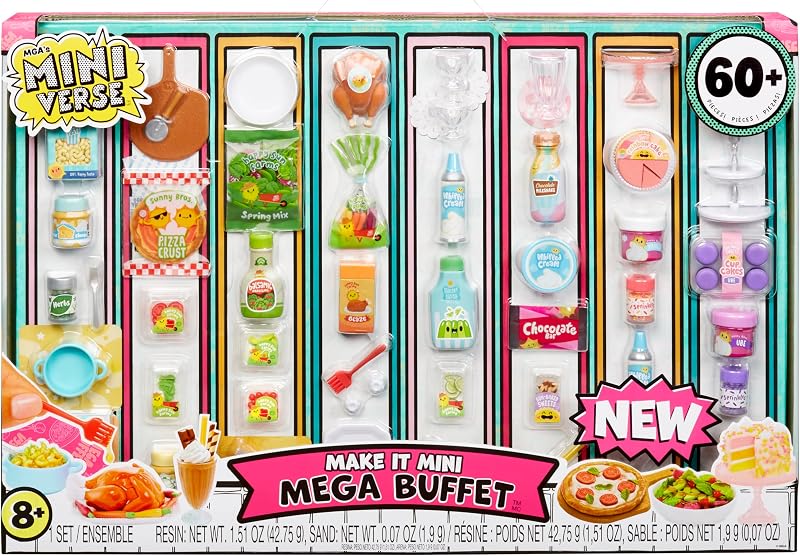 MGA's Miniverse Make It Mini Mega Buffet DIY Resin Collectible Toys 8+ Groot