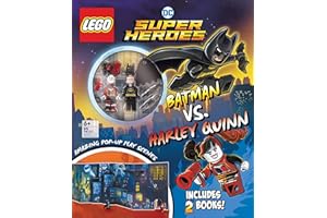 LEGO® DC Super Heroes™ Batman VS. Harley Quinn: Activity Book with Fun Activities, Pop-Up Play Scene, and 2 LEGO(R) Minifigures to Inspire Imagination and Creativity!