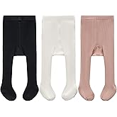 CECORC Baby Girls Tights Toddler Cable Knit Leggings Thick Cotton Infant Stockings Pantyhose 1-10T