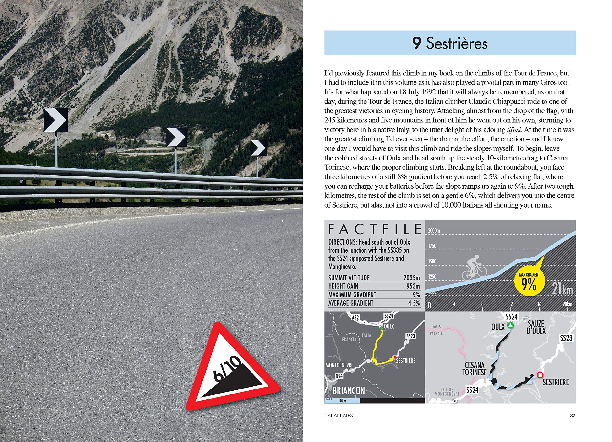 100 greatest cycling climbs