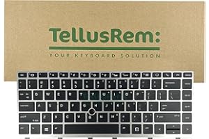 TELLUSREM Replacement US Backlit Keyboard for HP 840 G5, 840 G6, 745 G5, 745 G6, ZBook 14u G5, 14u G6