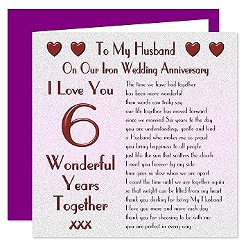 6th wedding anniversary uk