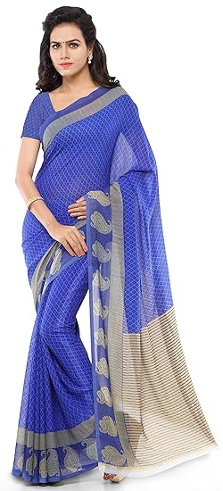 Anand Sarees Georgette with Blouse Piece Saree