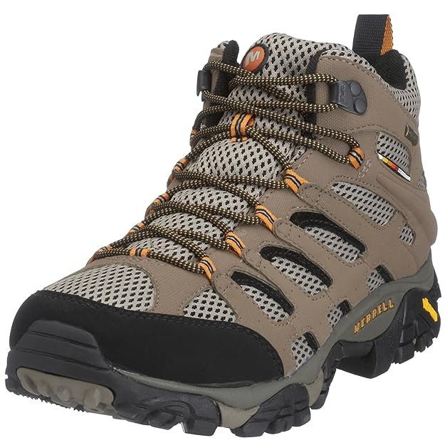 Merrell Moab GoreTex, Men's LaceUp Trekking and Hiking Shoes Brown