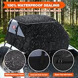 Sailnovo Car Roof Bag 20 Cubic Feet Waterproof Roof Carrier Black view 2