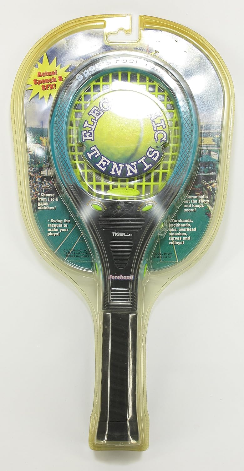 Vintage Handheld Electronic Tennis Game by Tiger Electronics Circa 1998