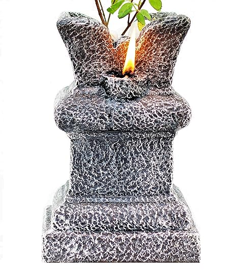 Craftsman India online Stone Textured Indoor and Outdoor Tulsi Clay Planter/Pot (10, 10)