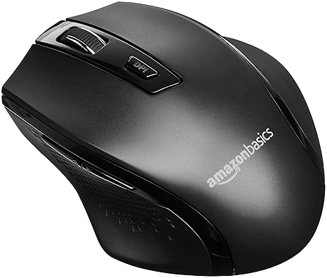 Amazon In Buy Amazonbasics Ergonomic Wireless Mouse Dpi Adjustable Black Online At Low Prices In India Amazonbasics Reviews Ratings