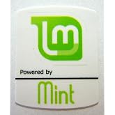 VATH Powered by Mint Linux Sticker 19mm x 24mm [480]