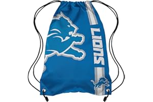 FOCO Detroit Lions NFL Big Logo Drawstring Backpack