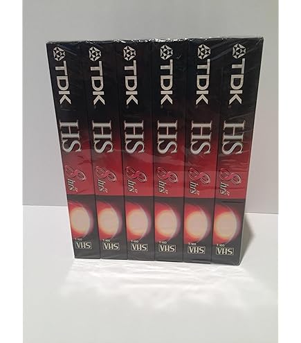 Cassette VIDEO VHS vierge : TDK HS 120 - Neuve sous film