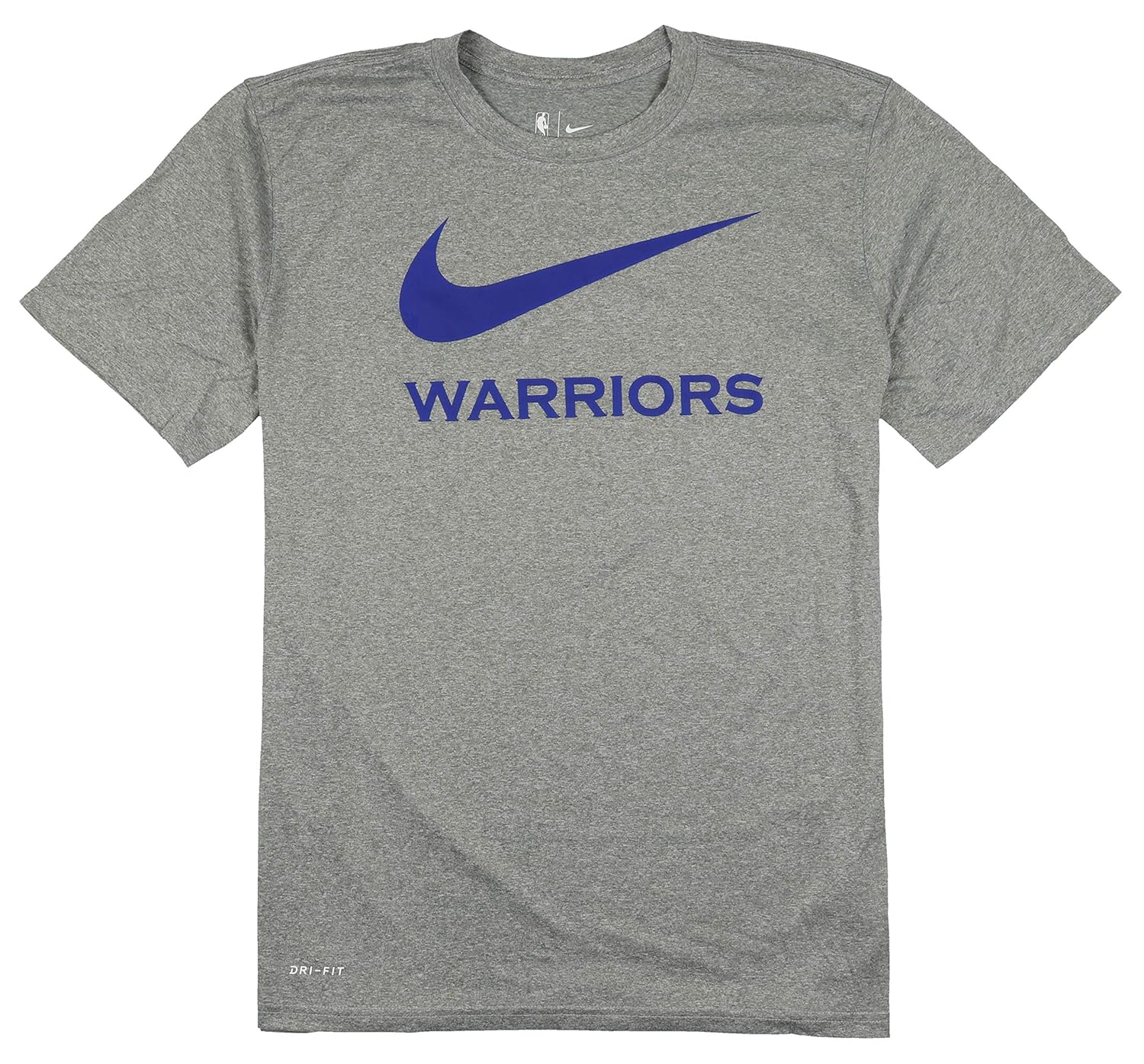 S Golden State Warriors Swoosh Logo T Shirt Gray Blue Stellanovelty